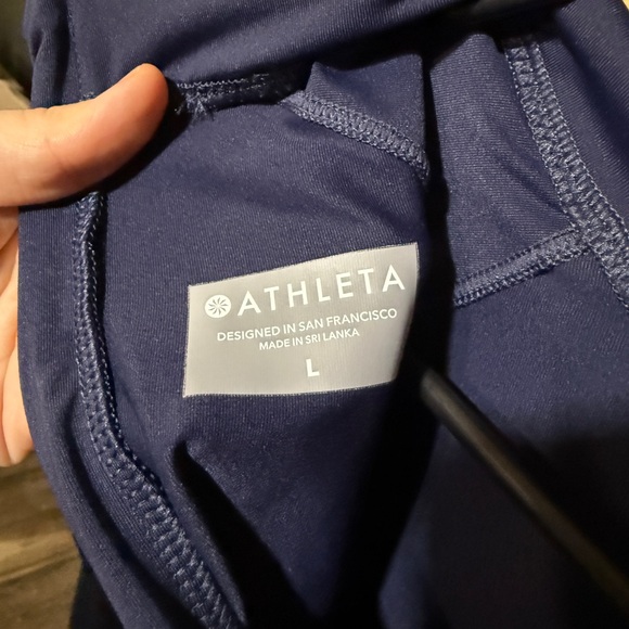 Athleta Deep Blue Women’s Quarter Zip - Picture 6 of 11